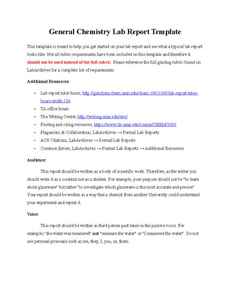 Chem Template