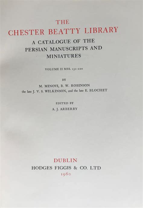 Chester Library Catalogue