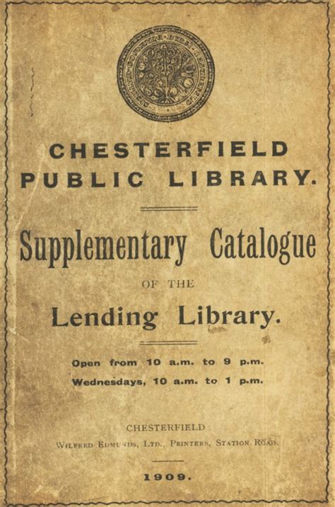 Chesterfield Library Catalogue