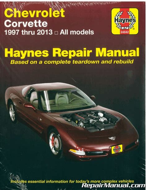 Chevrolet Corvette 1997 2004 Service Repair Manual