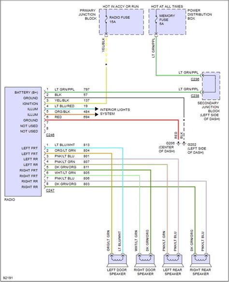 Chevrolet Factory Radio Wiring Diagram