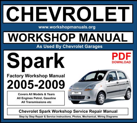 Chevrolet Spark Service Manual Download