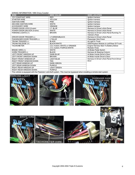 Chevy Cavalier Wiring Diagram Pdf