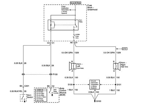 Chevy Colorado Horn Wiring Diagram