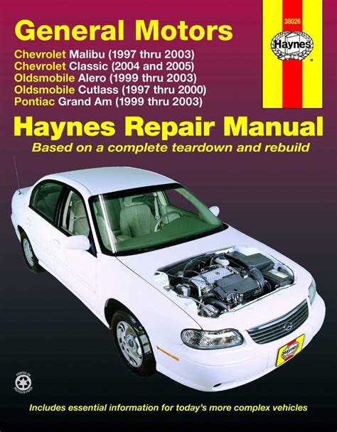 Chevy Malibu 1997 2003 Service Repair Manual