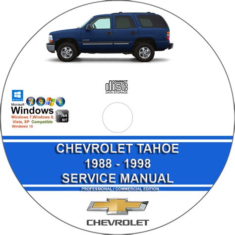 Chevy Tahoe 1988 1998 Service Repair Manual