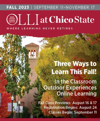 Chico State Fall 2019 Class Catalog