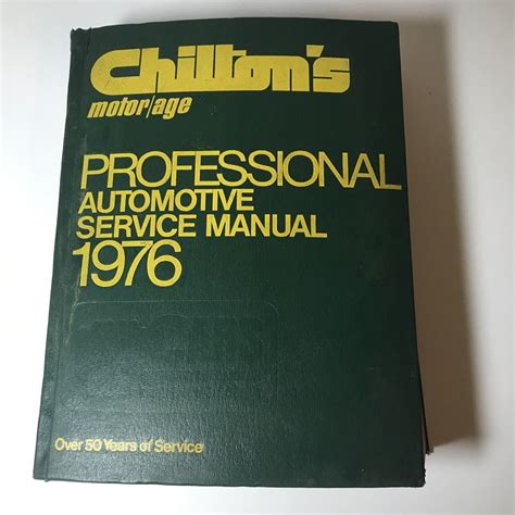 Chilton Professional Service Manuals