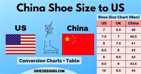 China To Usa Size Chart
