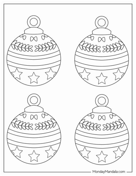 Christmas Bauble Templates Free