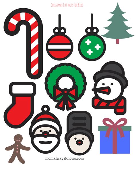 Christmas Cut Out Printable
