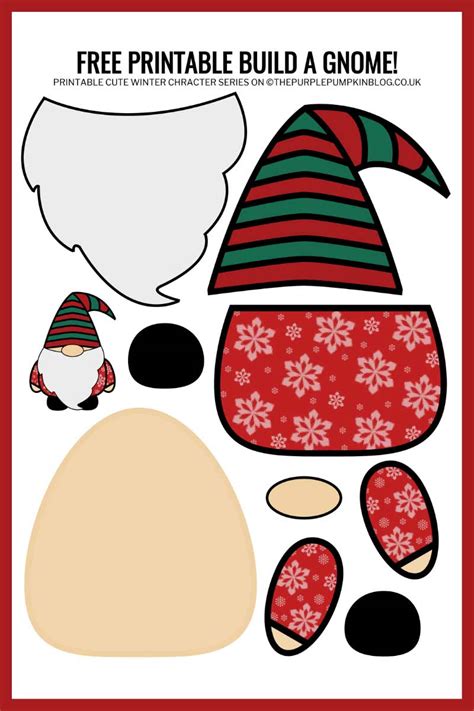 Christmas Gnomes Printable