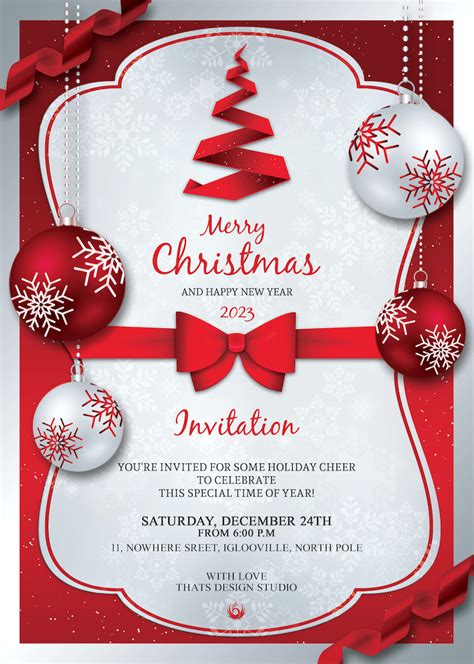 Christmas Invitation Template