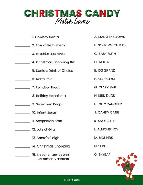 Christmas Printable Games
