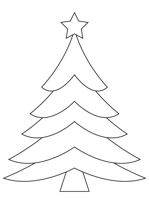 Christmas Tree Outline Printable