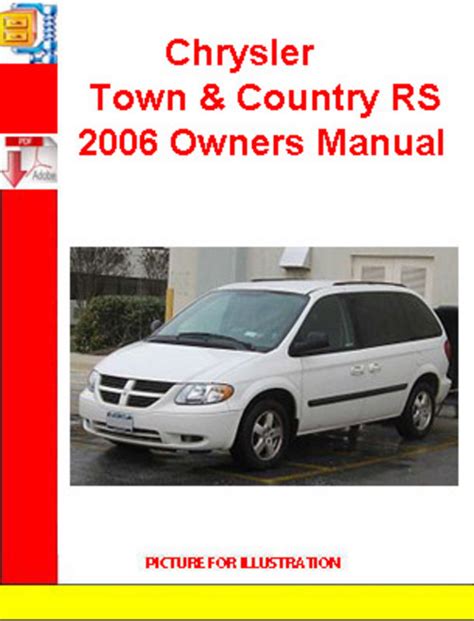 Chrysler 2006 Navigation Manual Town Country