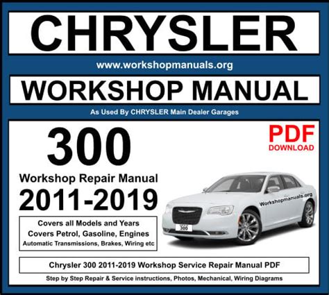 Chrysler 300 Repair Manual Free