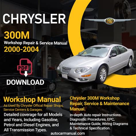 Chrysler 300m 1998 2004 Service Repair Manual Workshop