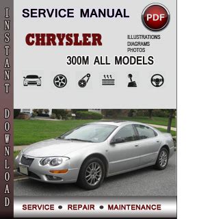 Chrysler 300m 1998 2004 Service Repair Workshop Manual