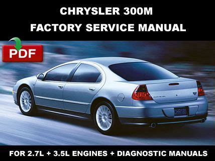 Chrysler 300m 1999 2001 Repair Service Manual