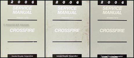 Chrysler Crossfire Repair Manual 2006