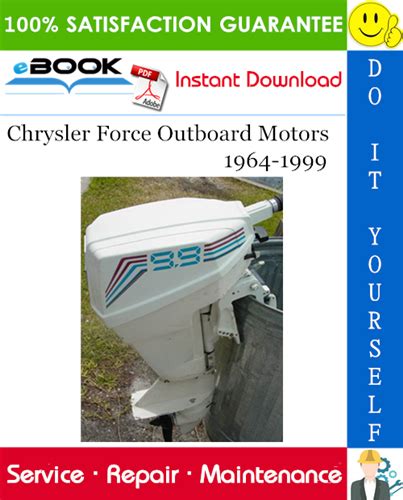 Chrysler Force Outboard Motors Service Repair Manual 1964 1999 Download