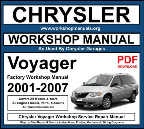 Chrysler Grand Voyager 2 8 Crd Workshop Manual
