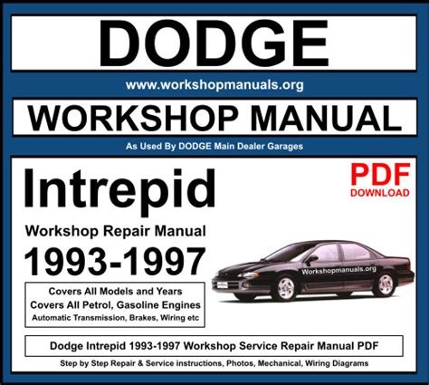 Chrysler Intrepid 1993 1997 Workshop Service Repair Manual