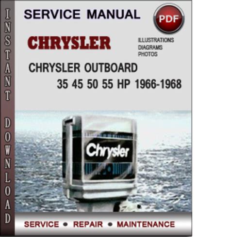 Chrysler Outboard 35 Hp 1966 Factory Service Repair Manual