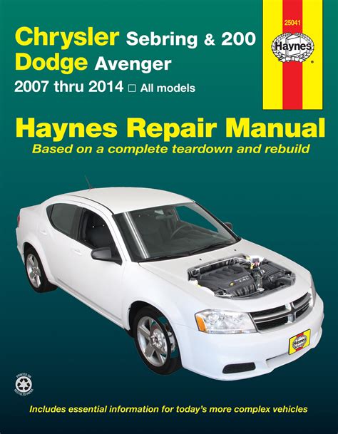 Chrysler Sebring 2008 Instruction Manual