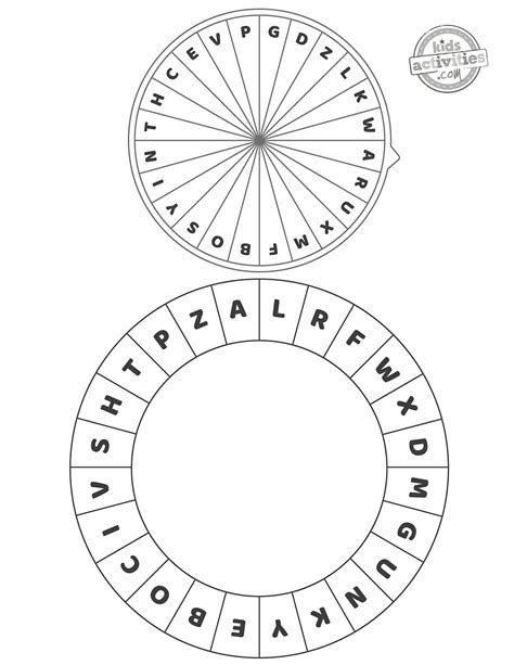 Cipher Wheel Printable