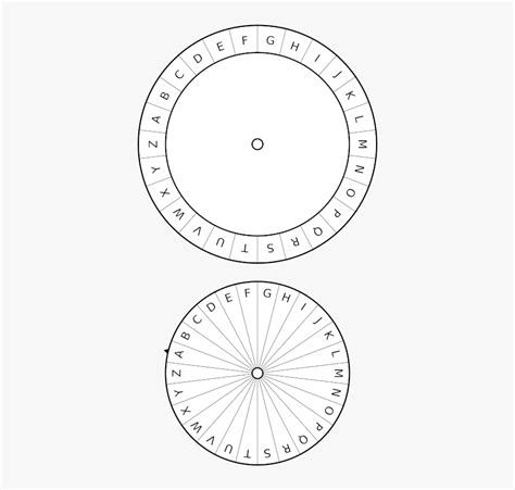 Cipher Wheel Template
