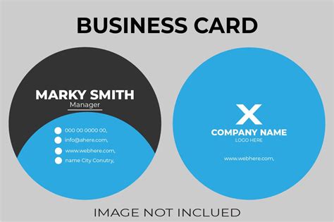 Circle Business Card Template