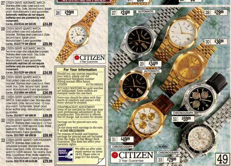 Citizen Watch Catalog