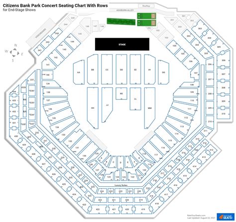 Citizens Bank Park Seating Chart Concert