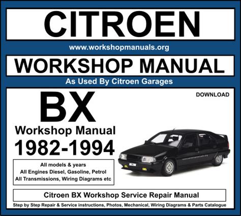 Citroen Bx 1986 Repair Service Manual