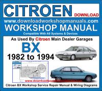 Citroen Bx Turbo Diesel Workshop Manual