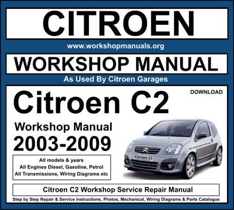 Citroen C2 Repair Manual Free