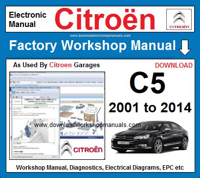 Citroen C5 C8 2001 2007 Technical Workshop Service Manual