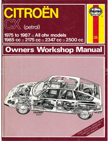 Citroen Cx 1975 1987 Full Service Repair Manual