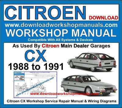 Citroen Cx 1985 Repair Service Manual