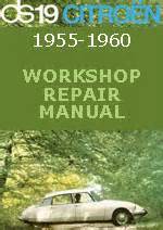 Citroen Ds19 1955 1976 Service Repair Manual