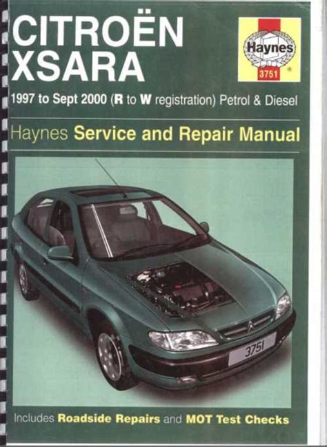 Citroen Xsara 1997 2000 Repair Service Manual