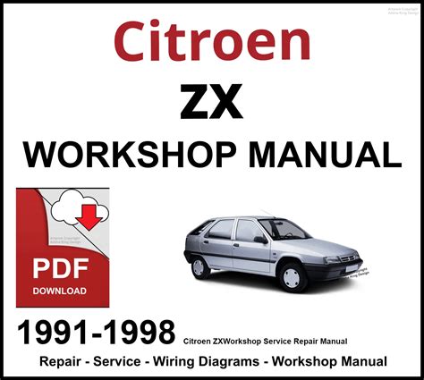 Citroen Zx 1991 1998 Factory Service Repair Manual Pdf