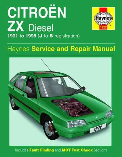 Citroen Zx Pdf Service Repair Workshop Manual 1991 1998