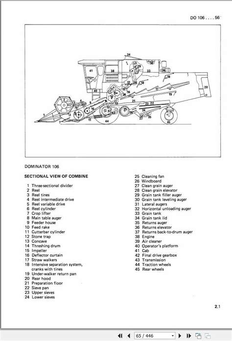 Claas Dominator Combine Service Repair Manual