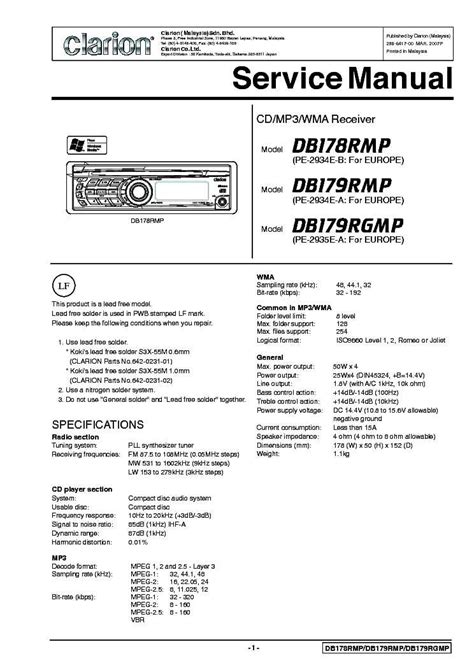 Clarion M475 Radio Wiring Diagram