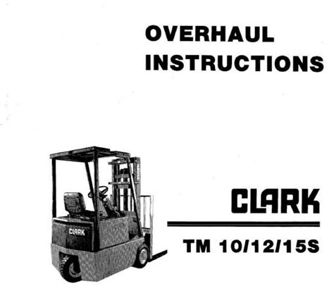 Clark Forklift Factory Service Repair Manual