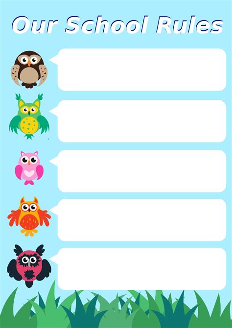 Class Rules Template