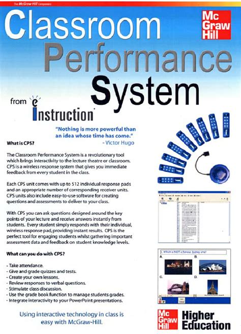 Classroom Performance System Manual